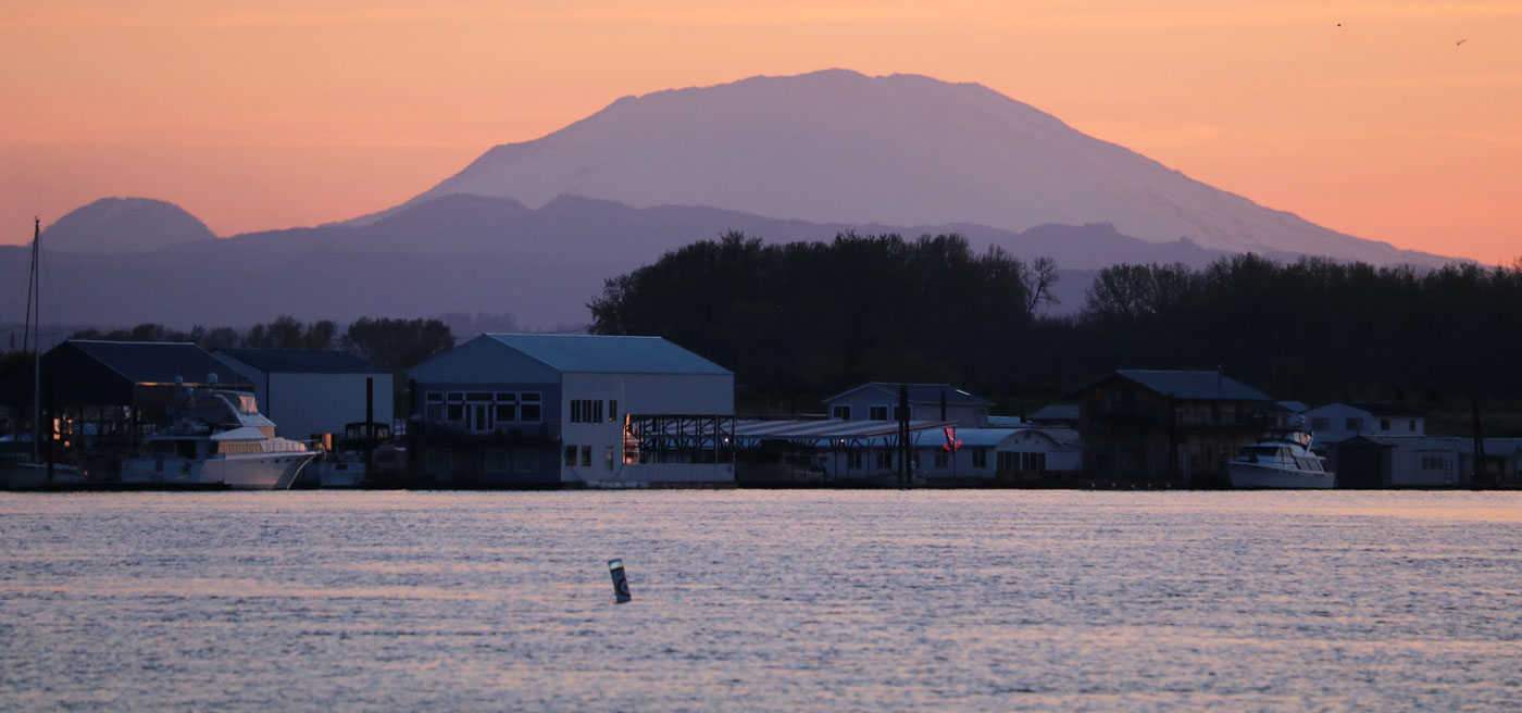 Fishing on the Willamette River