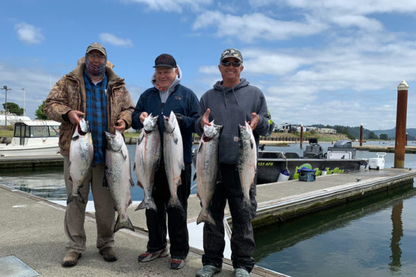 Coho Salmon Open June Silvers Fishing Newport Oregon Charters